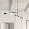 Z-Lite Modernist 3 Light Chandelier, Matte Black 731-3MB - alternate 7